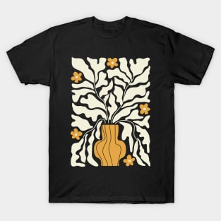 Golden Vase 02 | Summer Bloom: Matisse Night Edition T-Shirt